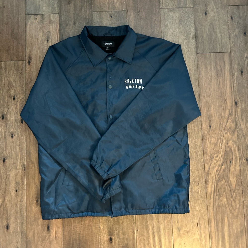 Brixton large Navy Coach Jacket